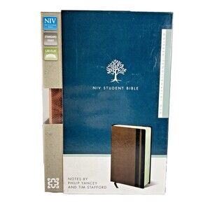 NIV Student Bible New International Version Standard Print Lay-Flat Leathersoft